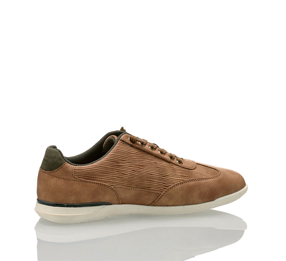 Bugatti Denim River Evo Herren Schnürschuh in taupe von Bugatti Denim River Evo Herren Schnürschuh in taupe von